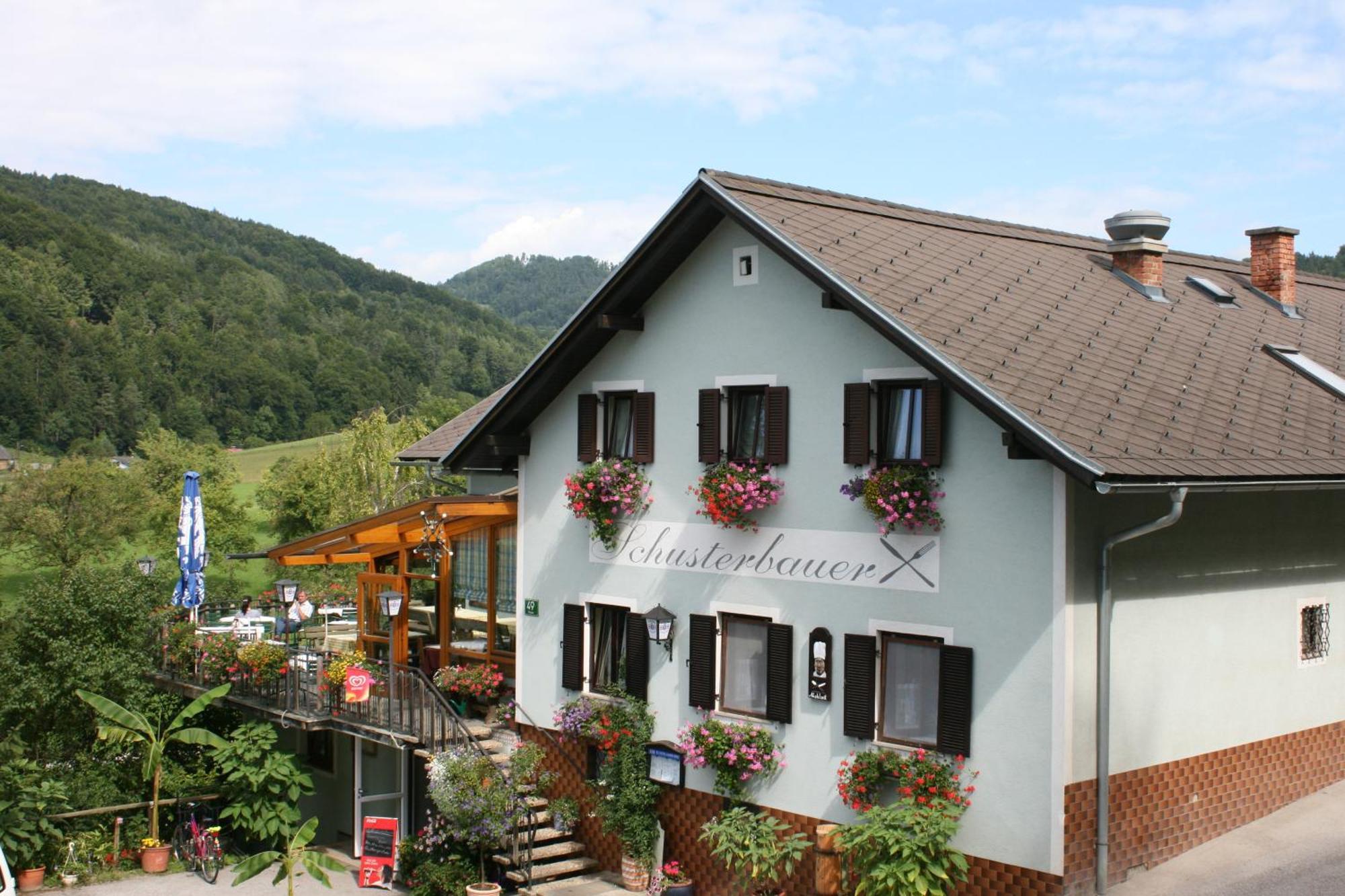 Gasthaus - Gaestehaus Schusterbauer Rein ภายนอก รูปภาพ